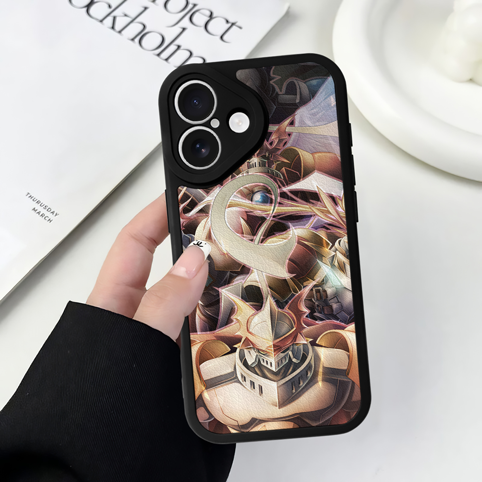 （画像用） Digimon デジタルモンスター/デジモン 【iPhone 16シリーズ対応】シリコンスマホケース（レザー調） 材質：シリコン
